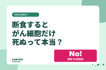 断食するとがん細胞だけ死ぬ?